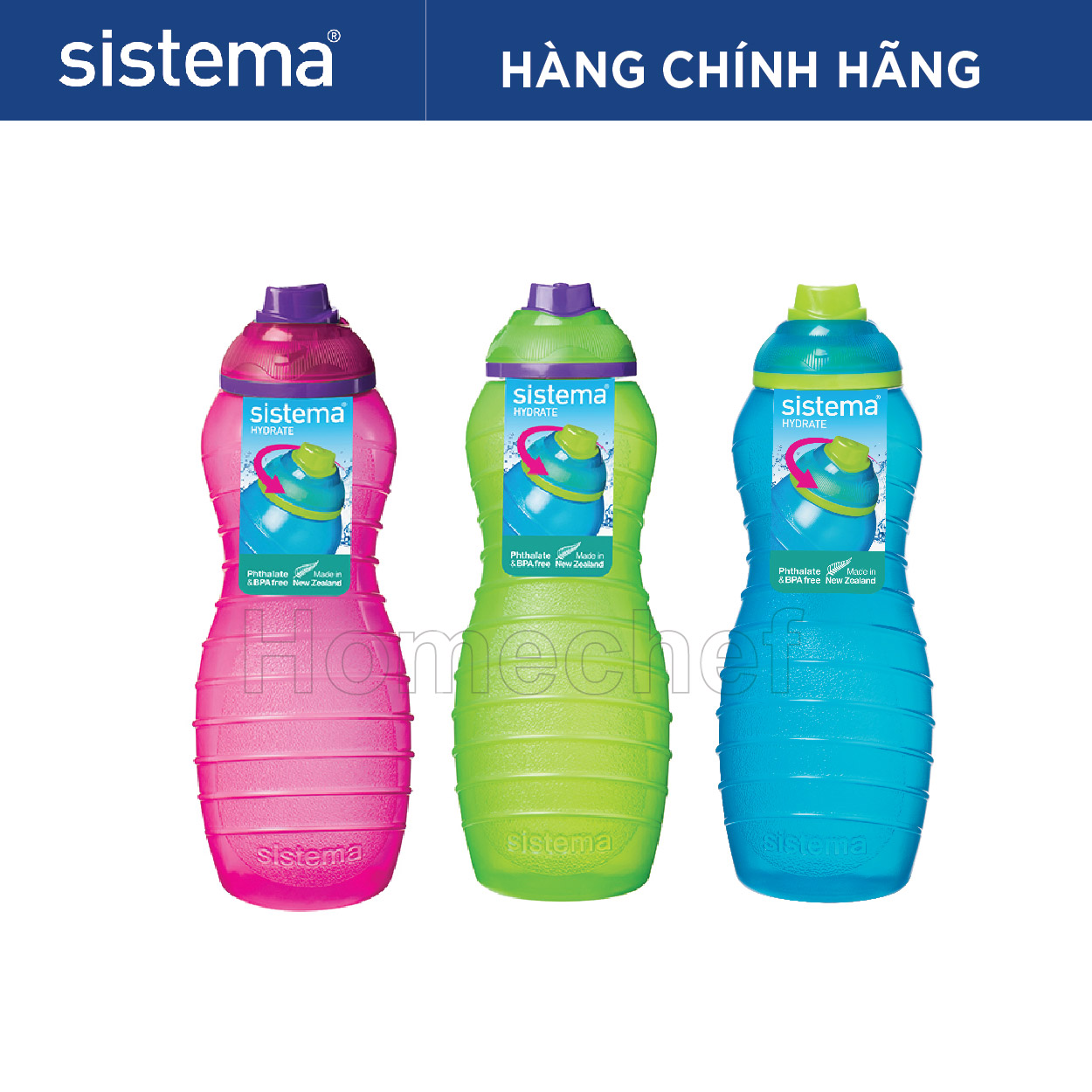 Bình đựng nước sistema 0.7l không chứa bpa, sản xuất tại new zealand - 3745c12
