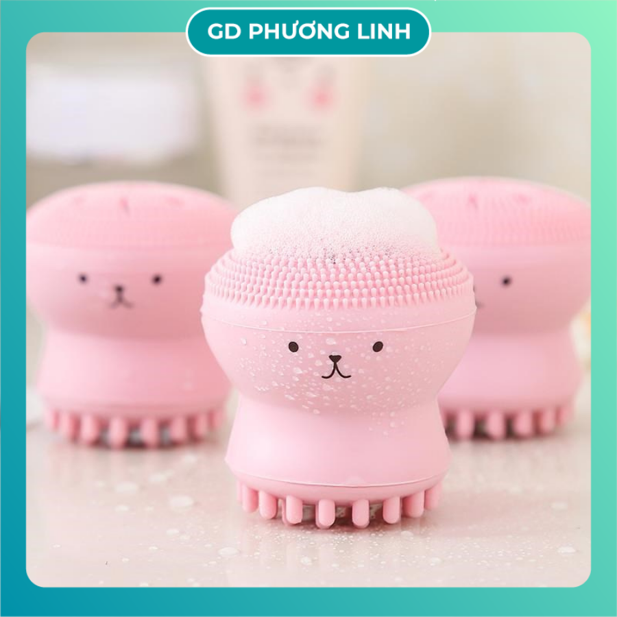 Cọ rửa mặt bạch tuộc làm sạch sâu da mặt