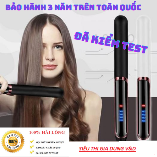 [ HÀNG CAO CẤP ] Máy kẹp tóc, duỗi tóc đa năng KOREMI HOT 2022-Máy ép duỗi tóc, uốn xoăn tóc Hàn Quốc 2in1