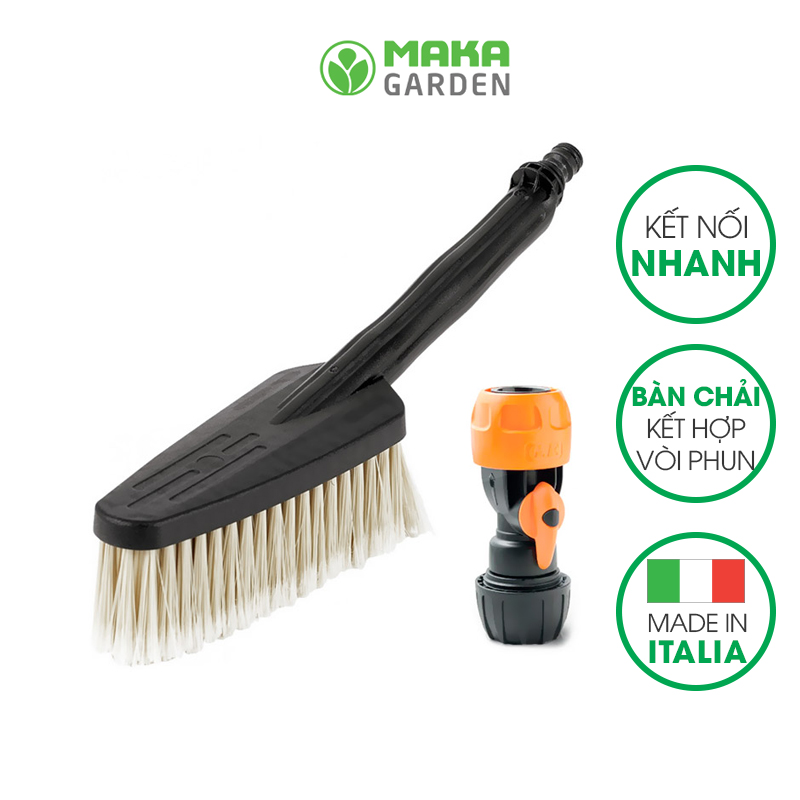 Bàn chải xịt rửa GF5224, thương hiệu GF - Ý hỗ trợ vệ sinh xe hơi