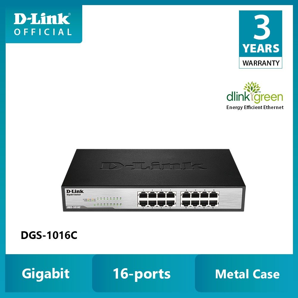 D-link dgs-1016c bộ chia tín hiệu mạng d-link 16 cổng 10/100/1000 mbps