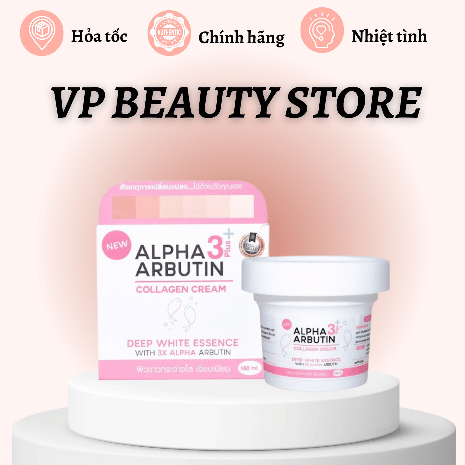 Dưỡng Thể Kích Trắng Cấp Tốc Alpha Arbutin Thái Lan