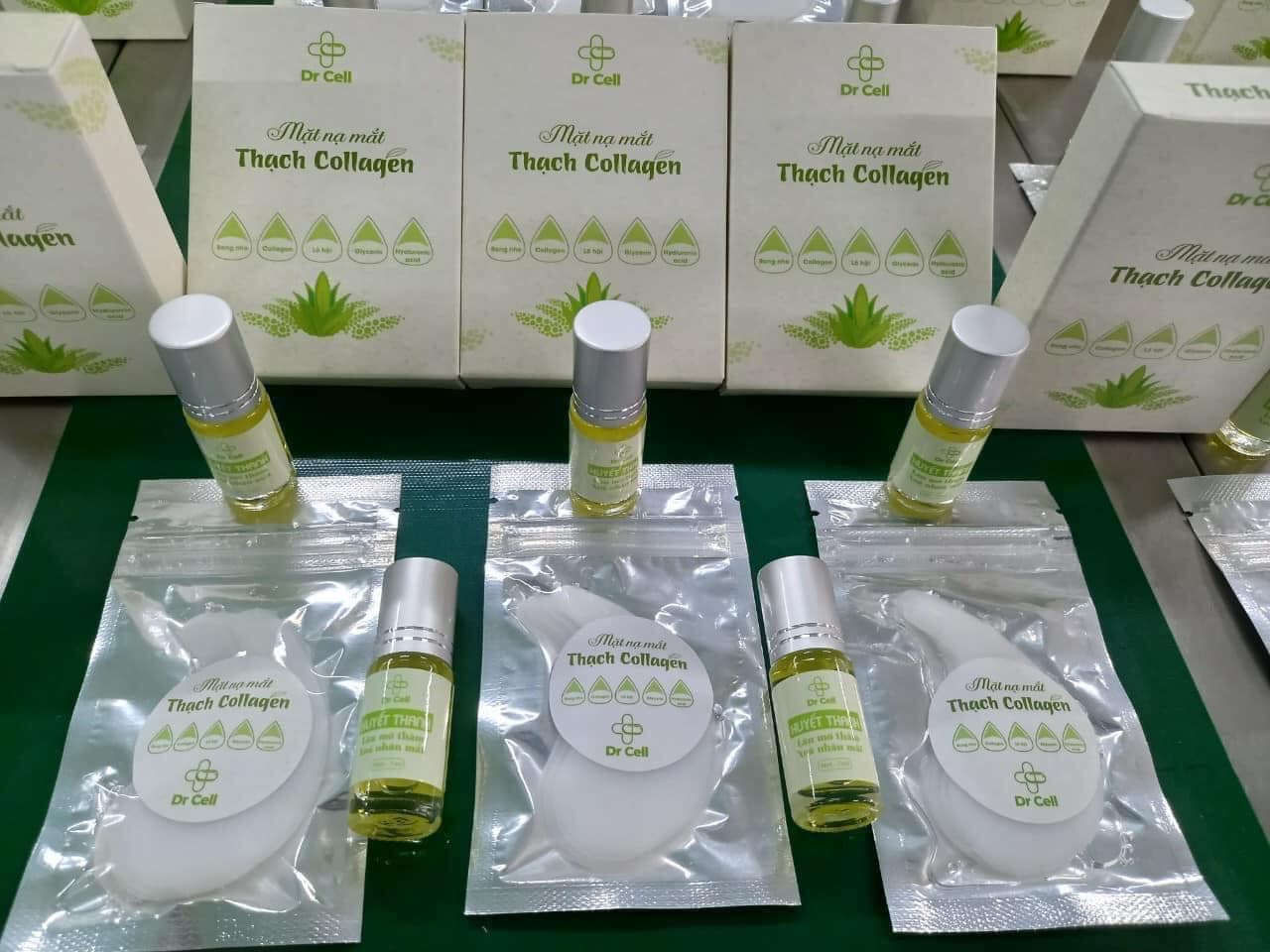 Mặt nạ trị thâm mắt thạch collagen dr cell