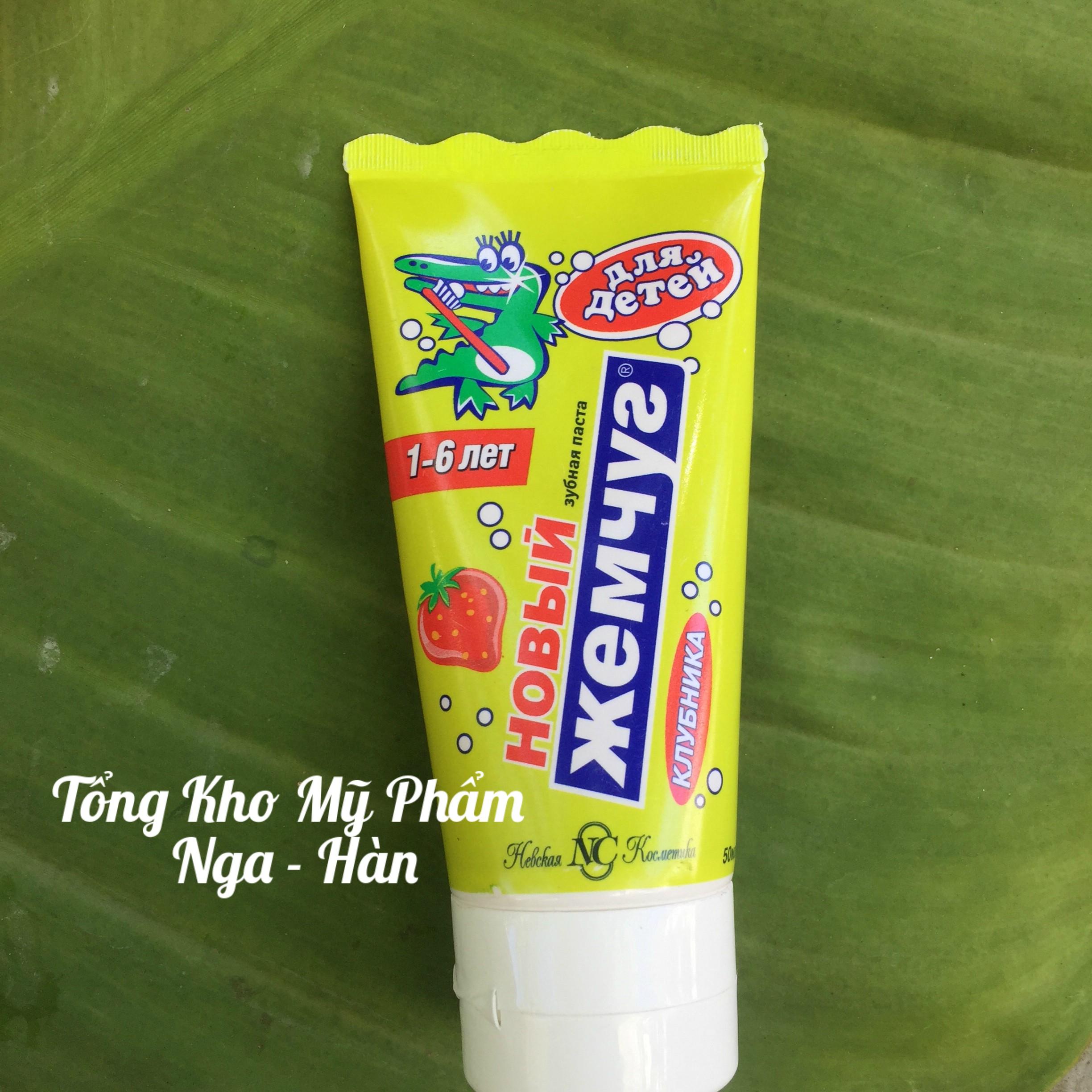 Kem đánh răng cho bé Nevcos hương dâu