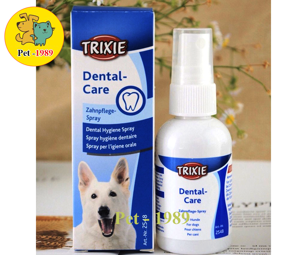 🐶Xịt vệ sinh răng miệng TRIXIE Dental Care dành cho cún mèo🐶 Pet-1989