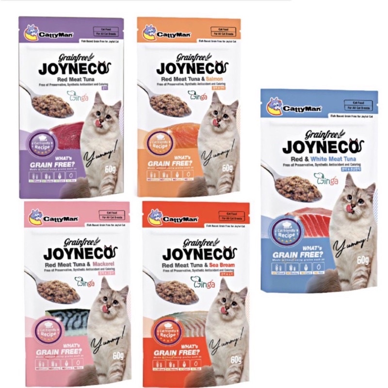 Pate joyneco không tinh bột cho mèo gói 60g