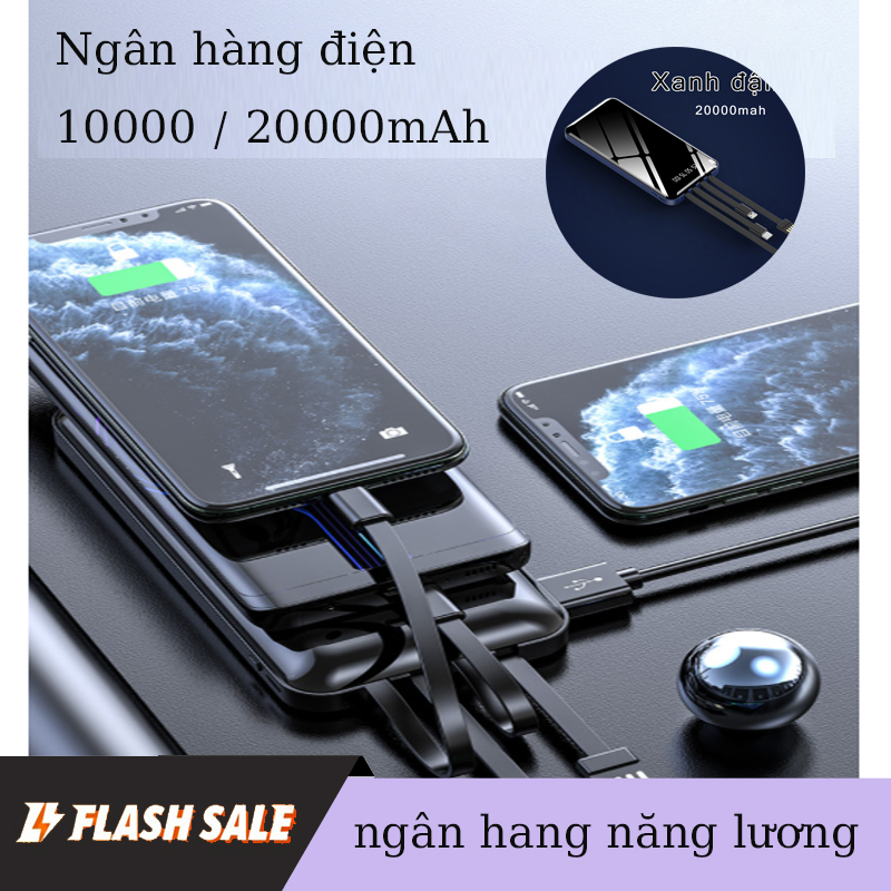Power Bank 8000/10000 / 20000mAh Màn Hình Kim Loại Nhôm Chất Lượng Cao Chính Hãng Cho IPhone Samsung OPPO VIVO Huawei Xiaomi Power Bank Pin Dự Phòng Dung Lượng Cao Power Bank Nhỏ Gọn Siêu Mỏng Siêu Nhẹ Và Tiện Lợi