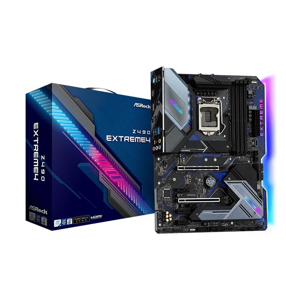 Bo mạch chủ Asrock Z490 Extreme4 – Socket 1200 sản phẩm tốt độ bền cao cam kết sản phẩm nhận được như hình và mô tả