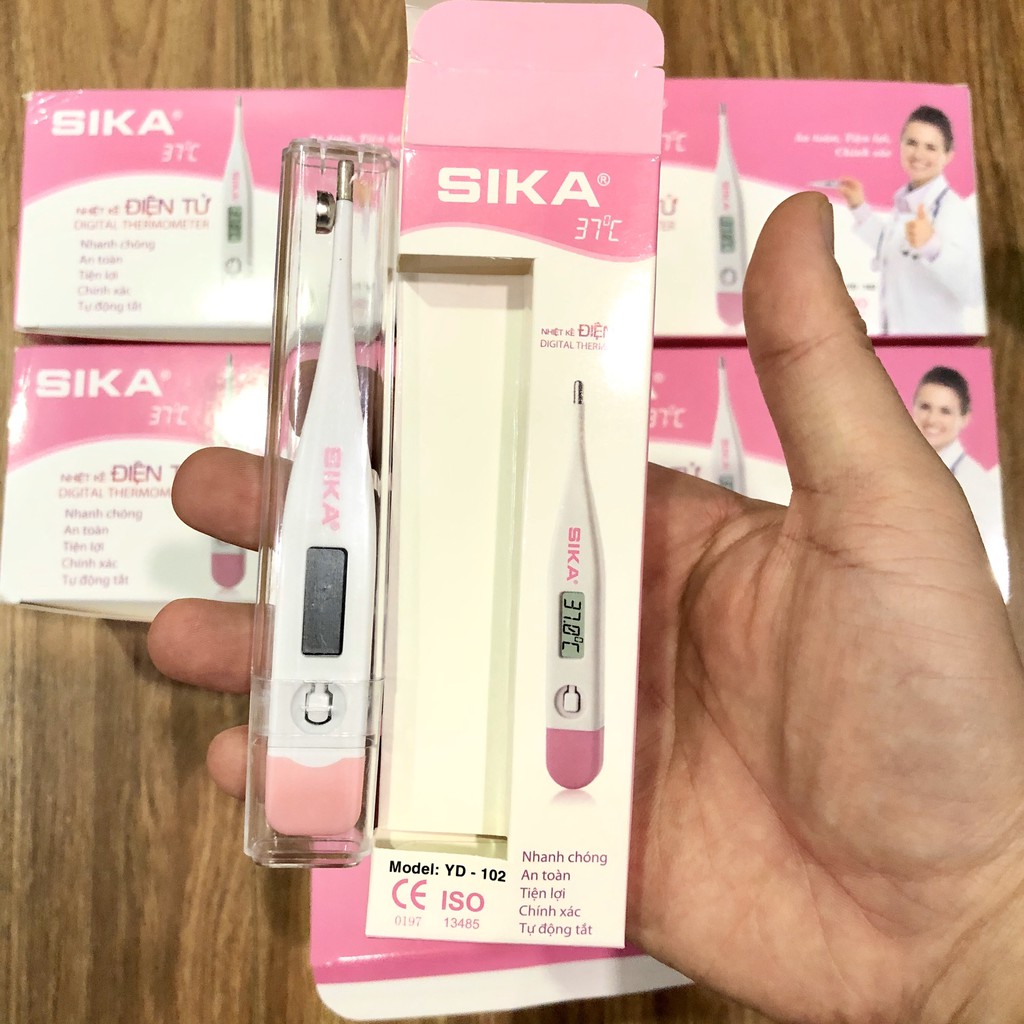 [HCM]Nhiệt kế điện tử kẹp nhiệt độ Sika YD-102 đo nhiệt độ theo dõi sức khỏe của bé và người thân