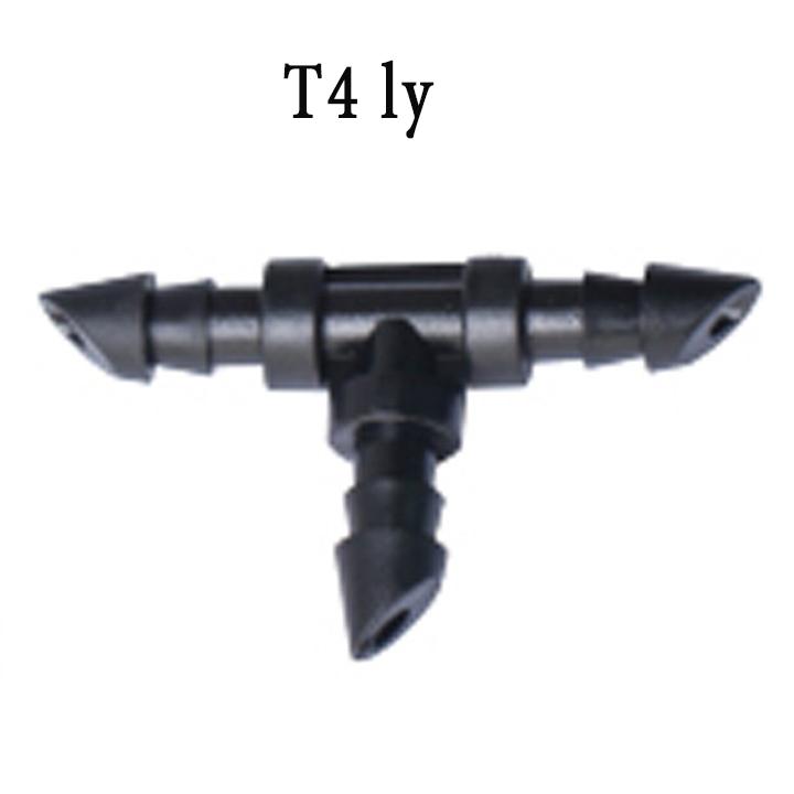 Bộ 100 chữ T nối 4 ly dùng trong hệ thống tưới nhỏ giot phun sương