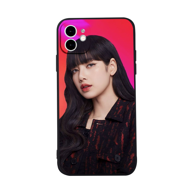 Ốp lưng iphone mềm dẻo idol Kpop BlackPink LISA xinh đẹp iPhone 13 12 11 Pro Max SE 2020 X XR XS 8 7 ip 6S 6 Plus q7066