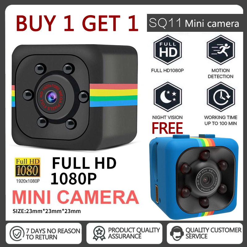 Mua 1 tặng 1 camera an ninh mini sq11 chính hãng, giám sát từ xa, chất lượng hd 1080p, hỗ trợ tối đa thẻ nhớ 32gb, kích cỡ siêu nhỏ và dùng cho gia đình