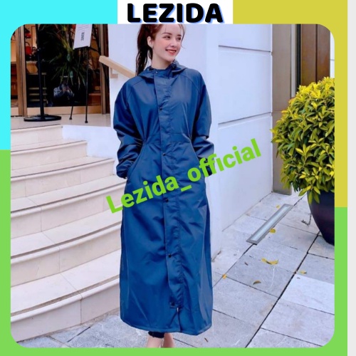 Áo mưa măng tô bộ người lớn 1 người siêu chống thấm 2 lớp LEZIDA MTXD01