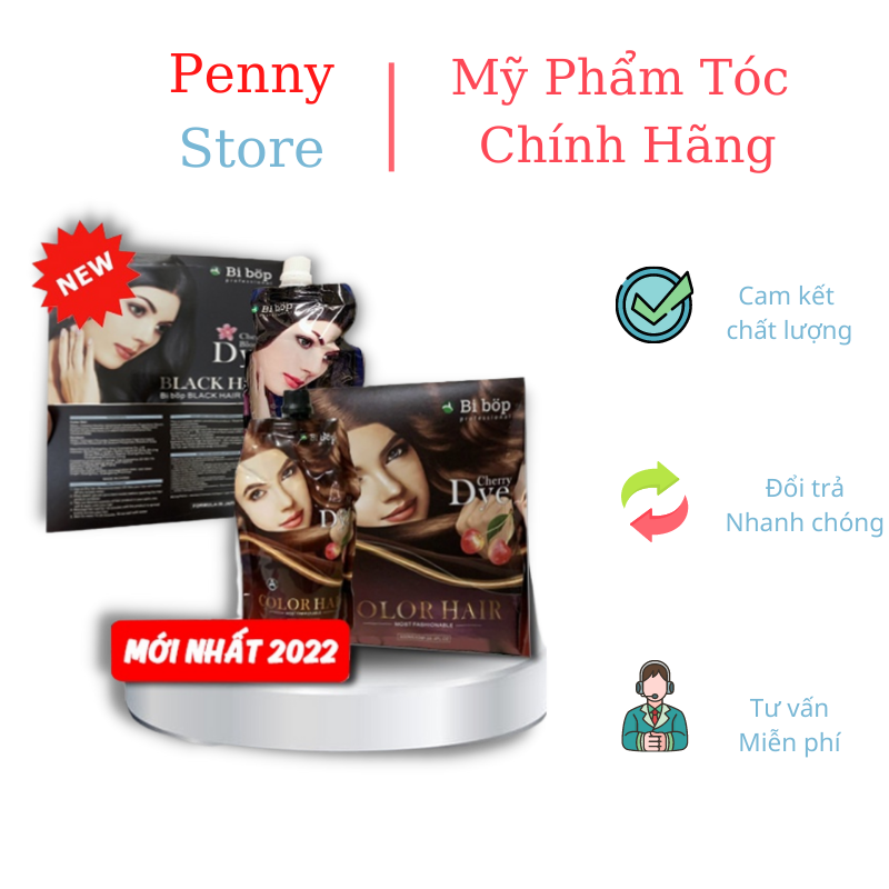 Bibop - thuốc nhuộm tóc bibop phủ bạc túi 500mlx2 ăn bạc 100%