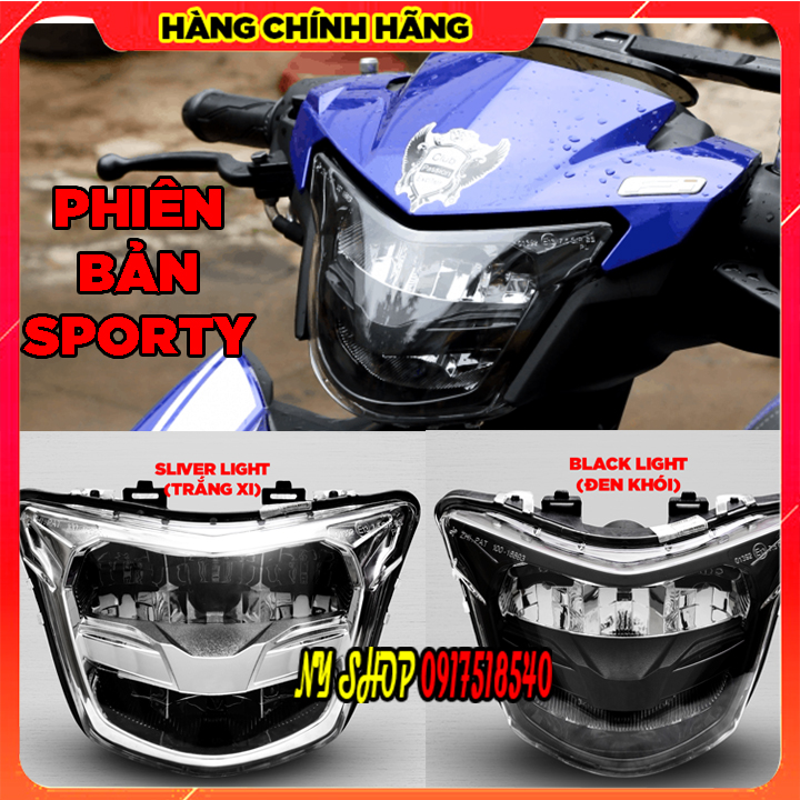 Đèn led 2 tầng exciter 150 phiên bản v2 sporty 2019