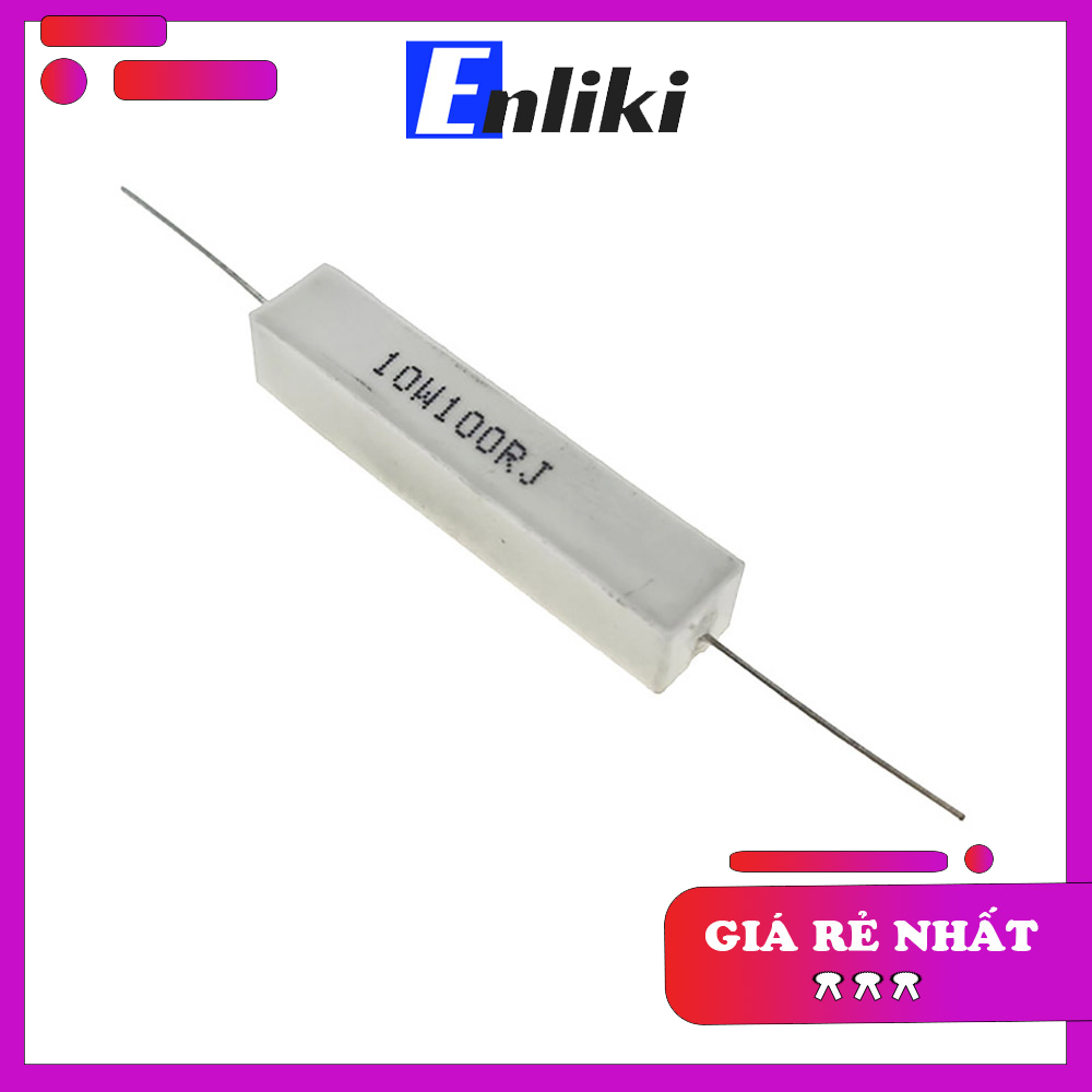 Điện trở sứ 100r 10w