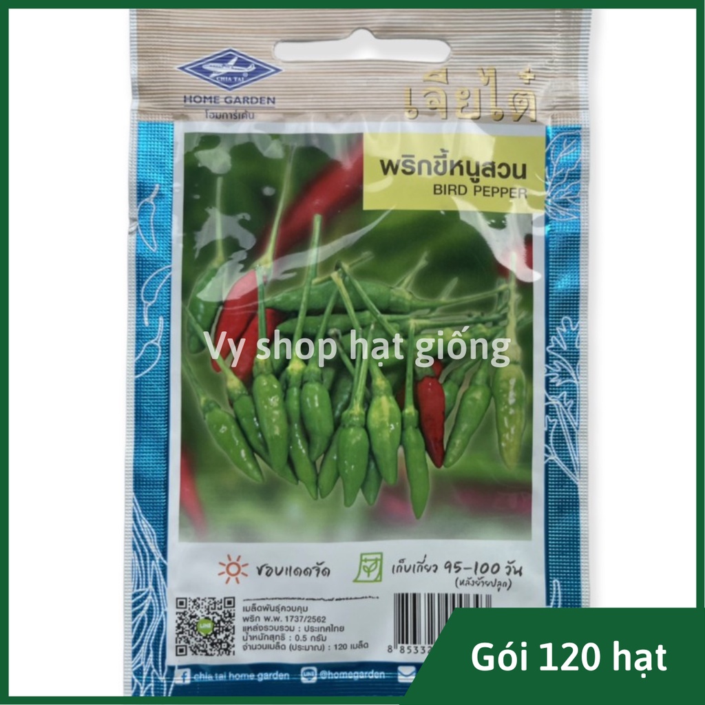 Hạt giống ớt thóc siêu cay Thái Lan gói 120 hạt