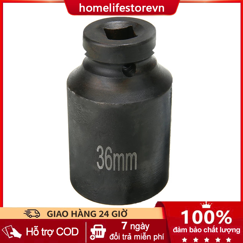  Đầu Tuýp Khẩu Mở Lồng Máy Giặt Và Mở Nồi Xe Ga Size 36mm 38mm Chân Lỗ 1 2 gắn trực tiếp máy bắn Bulong 