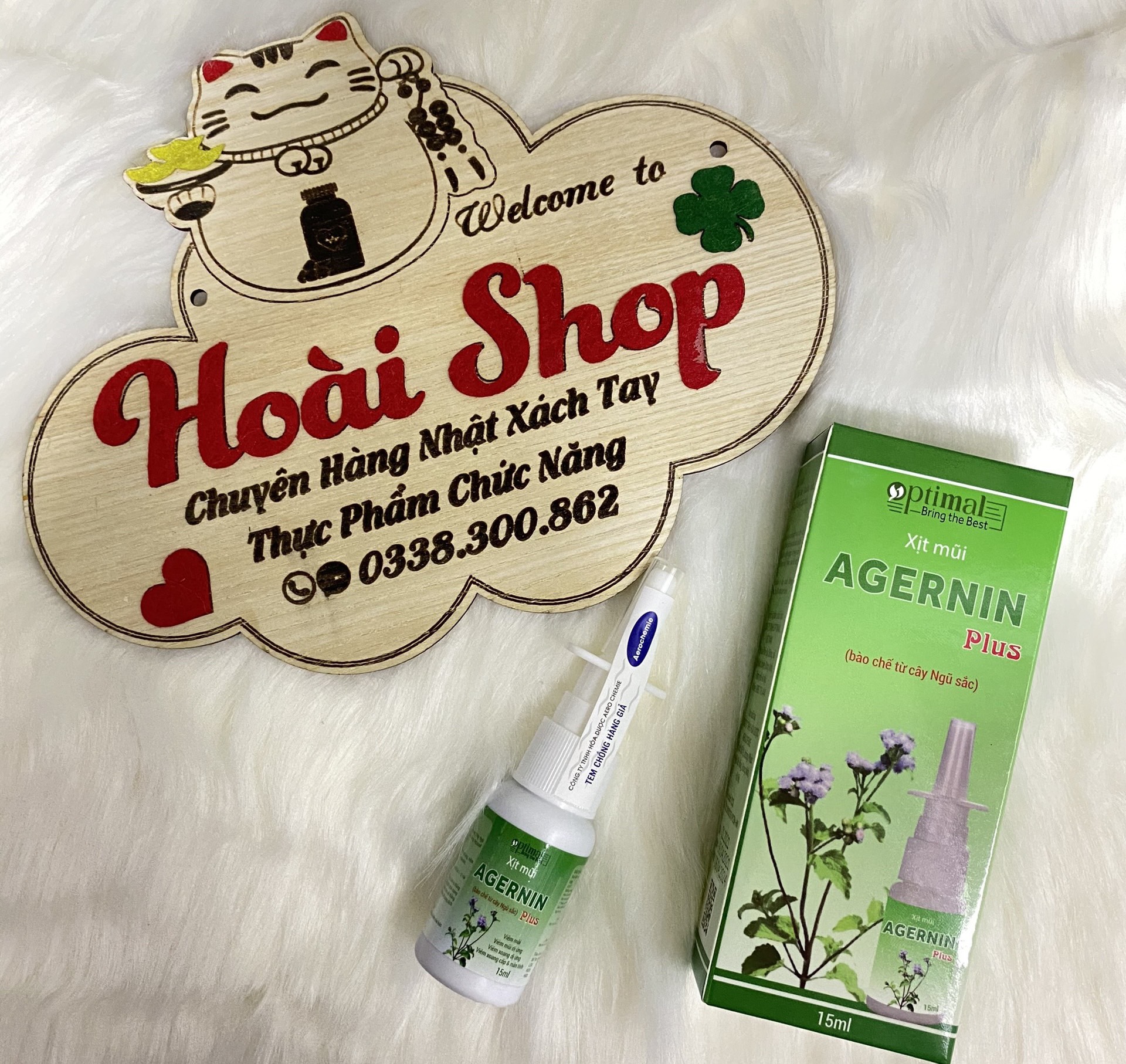 Xịt mũi agernin plus chai 15ml