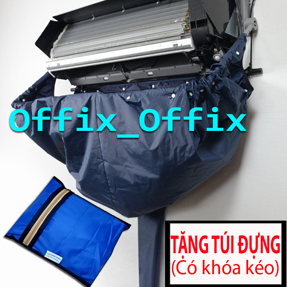 Túi vệ sinh máy lạnh, điều hòa. Vải Tổ ong Dày cao cấp (Tặng túi đựng cao cấp và dây luồn)