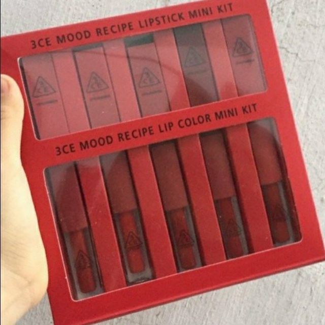 Combo 10 son thỏi lì lâu trôi mini