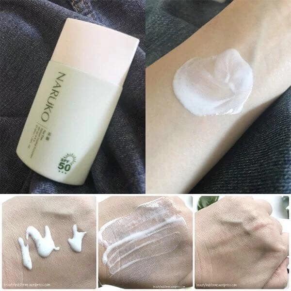 Naruko trà tràm - kem chống nắng spf50 mát lạnh tea tree refresh cooling sunscreen spf50