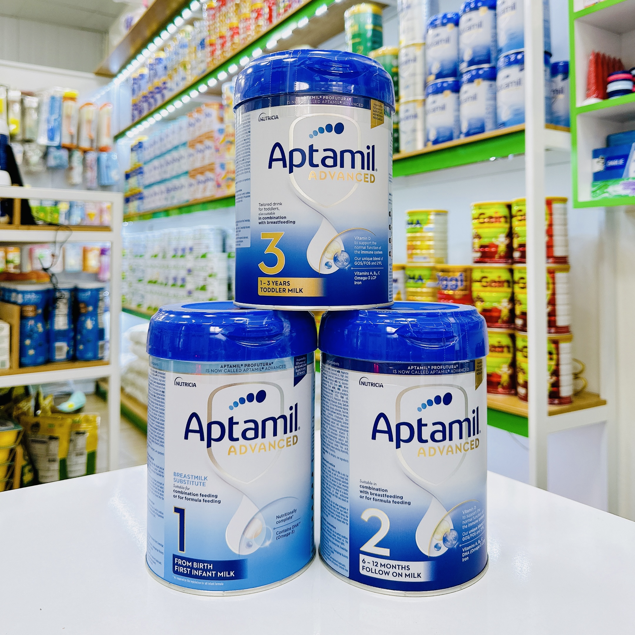 Sữa Aptamil Advanced Pro Anh 800gr Mẫu Mới Date Mới