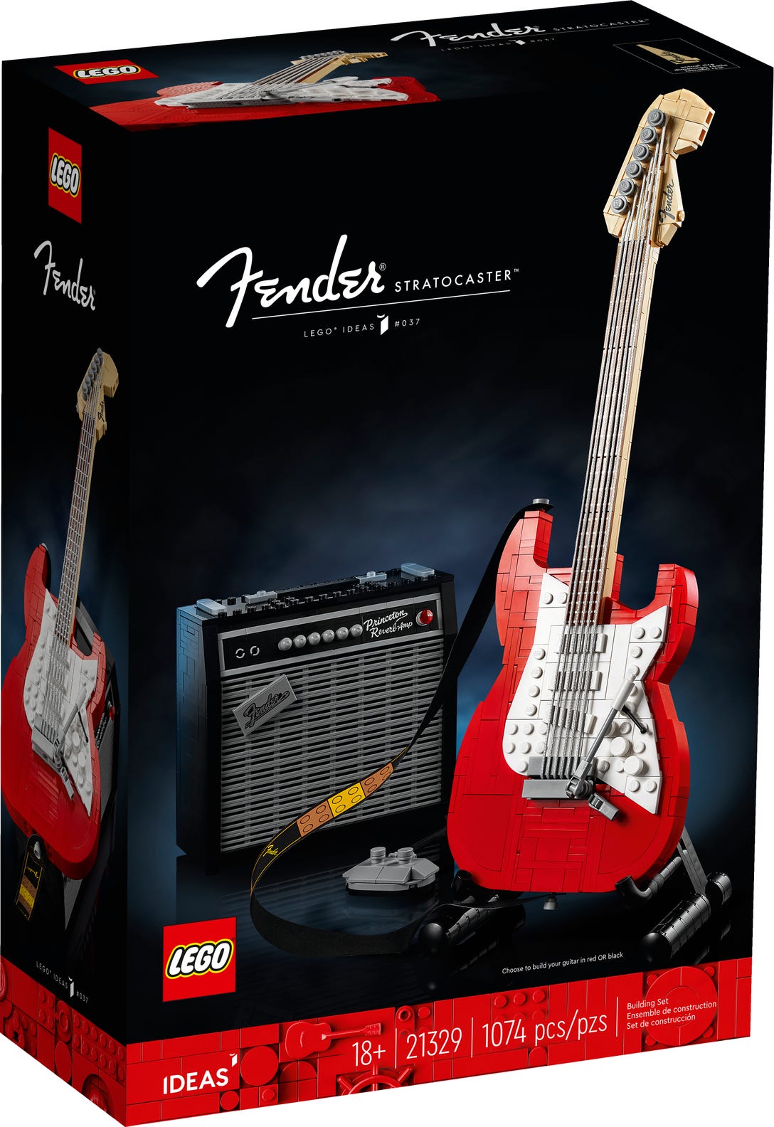 BRICK4U - LEGO  IDEAS - 21329 - ĐÀN GUITAR ĐIỆN FENDER STRATOCASTER