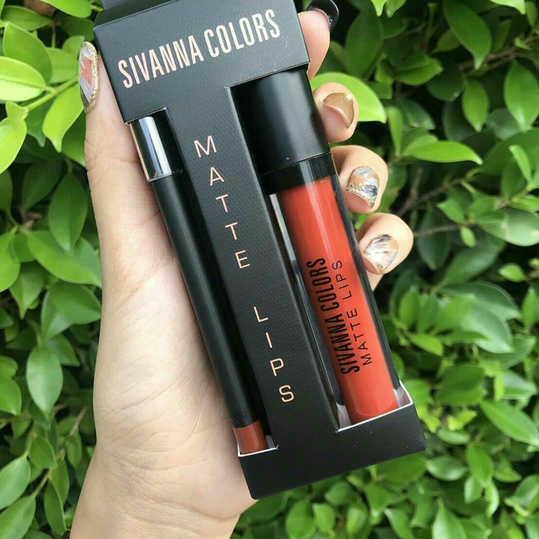 Son kem lì Sivanna Color Matte Lips kèm chì kẻ viền môi