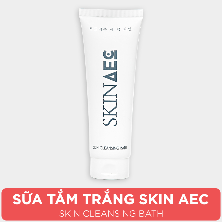 Sữa tắm dưỡng trắng SKIN AEC Skin Cleansing Bath 300ml - Kích trắng, nâng tông da hiệu quả chỉ sau vài ngày sử dụng.