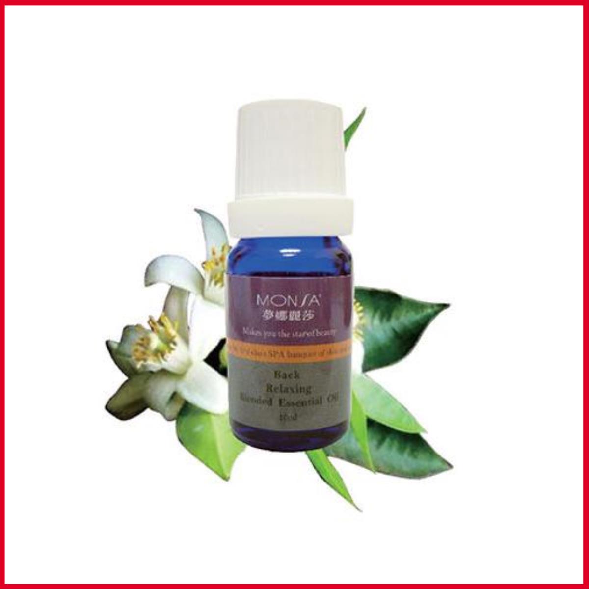 [MADE IN TAIWAN] Thư Phương Tinh Dầu Đài Loan Monsa Back Relaxing Blended Essential Oil 10ml