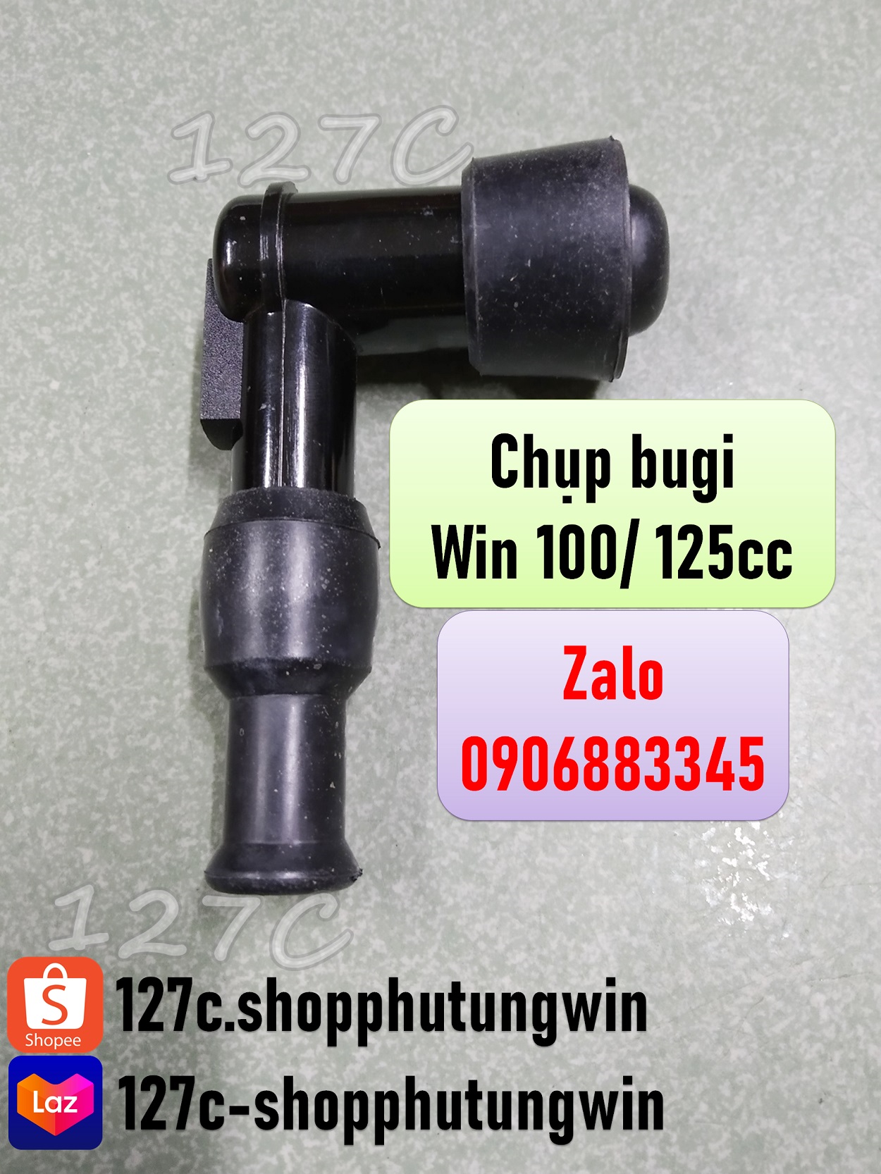 Nắp chụp bugi win 100/ 125cc