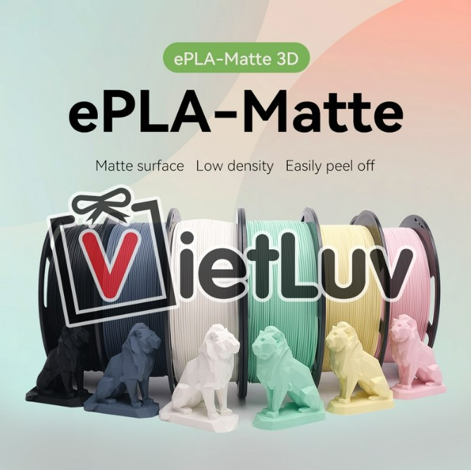 Nhựa in 3d esun epla-matte filament - 1.75mm - 1kg