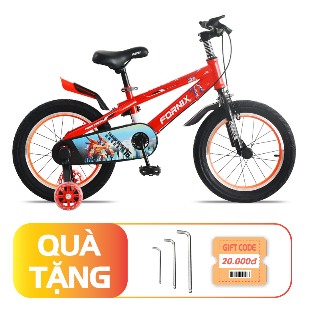 Xe đạp trẻ em fornix robot - tặng giftcode 20k + bộ lắp ráp