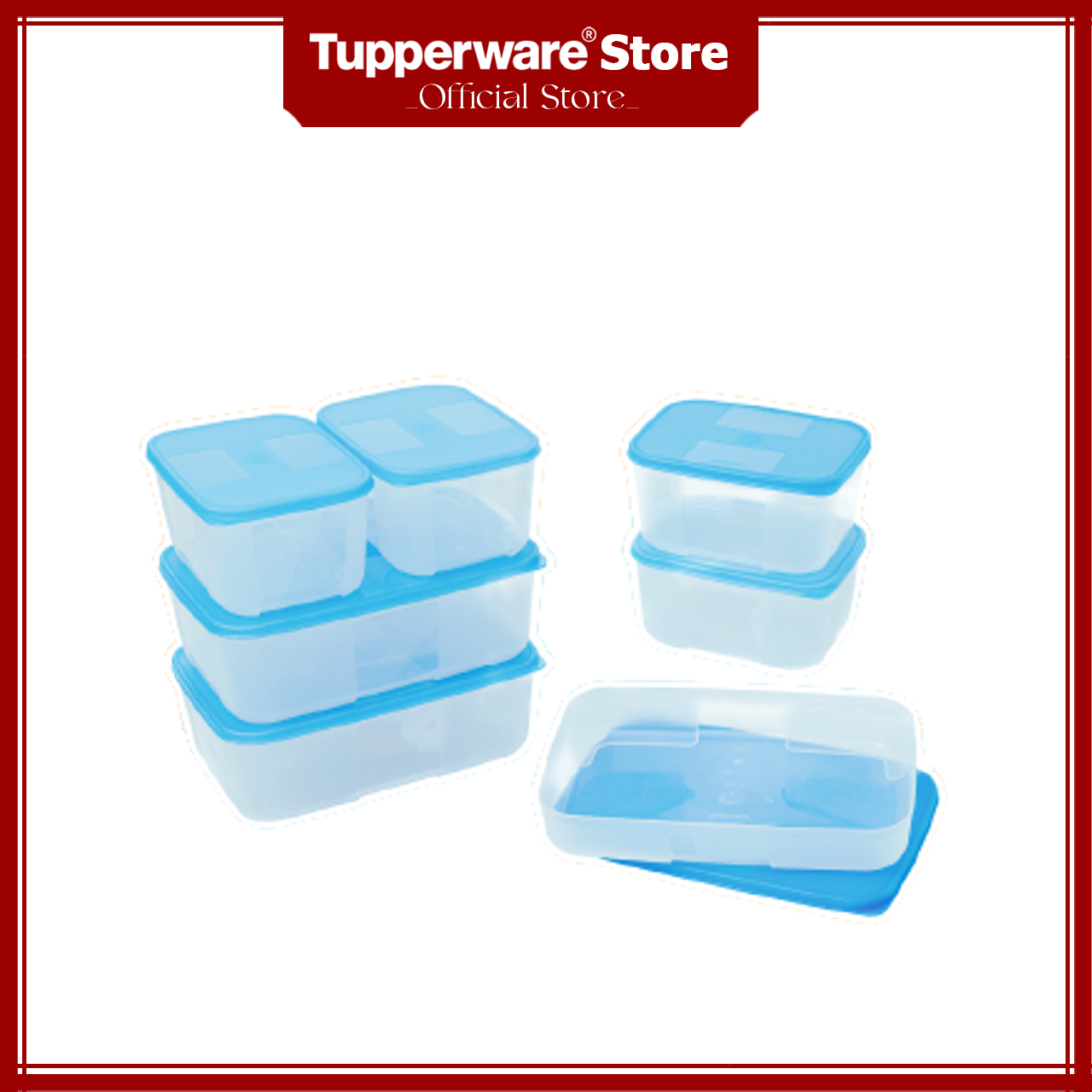 Bộ hộp trữ đông Freezermate Fit Set 7 hộp - Tupperware