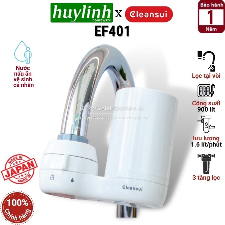Thiết bị máy lọc nước tại vòi Cleansui EF401 - Sản xuất tại Nhật Bản