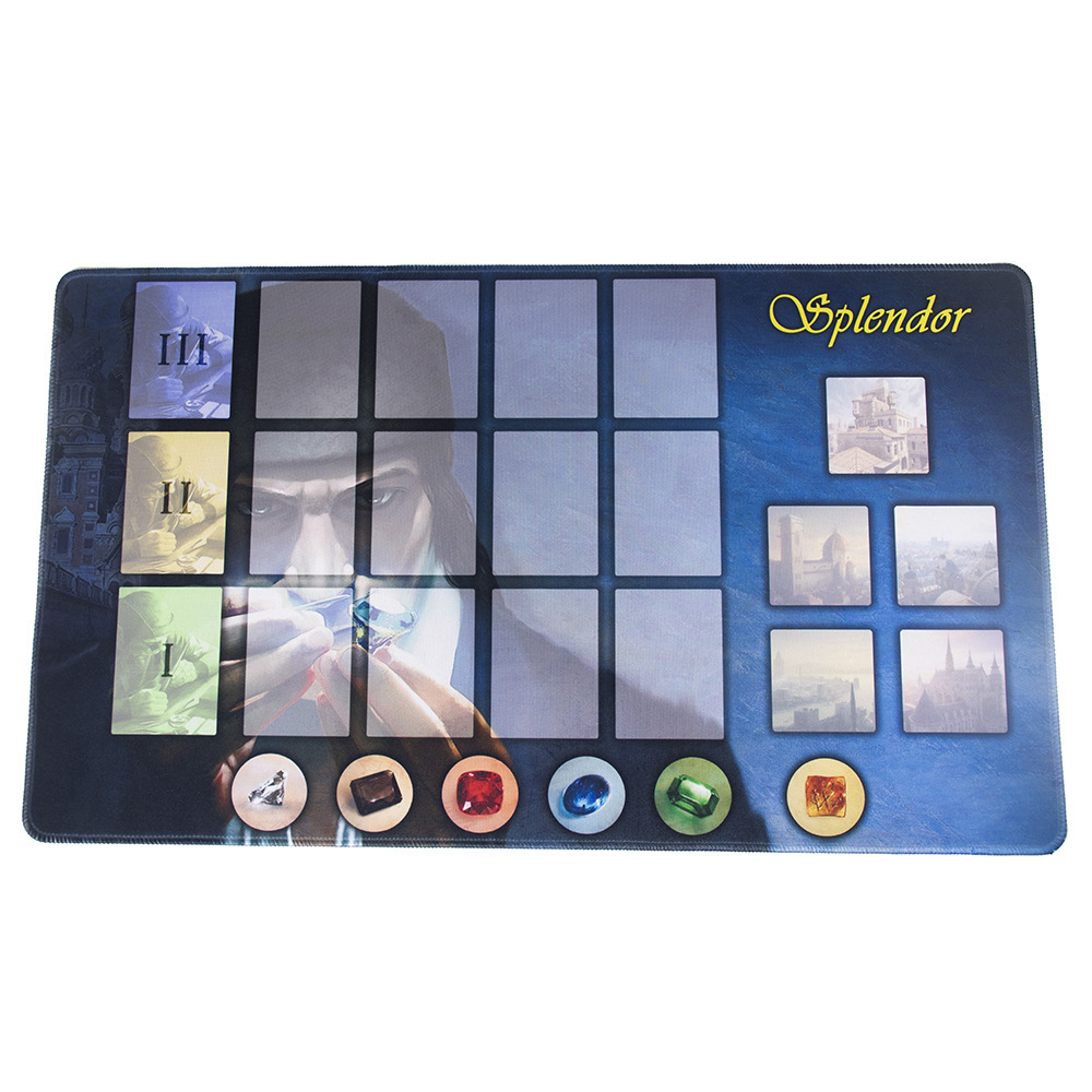 XIR Thẻ Trò Chơi Bảng Đá Quý Rực Rỡ Splendor Phụ Kiện Game Mat  Cao Su Chống Thấm Nước Chống Trượt Cờ Vua RR20