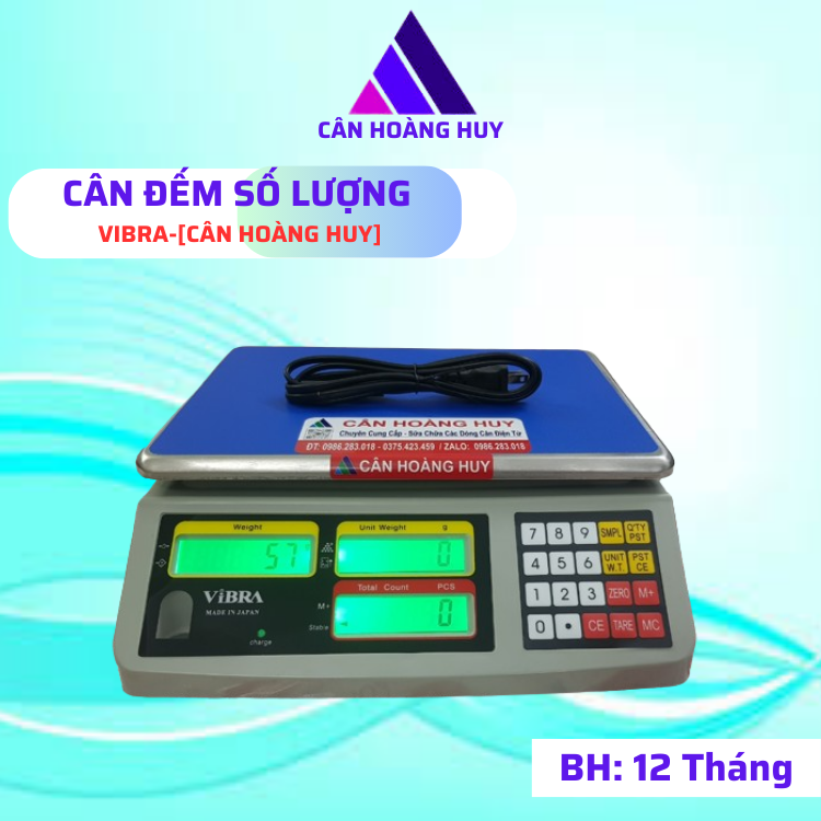 Cân điện tử đếm số lượng vibra madein japan- hàng nhập khẩu cân hoàng huy