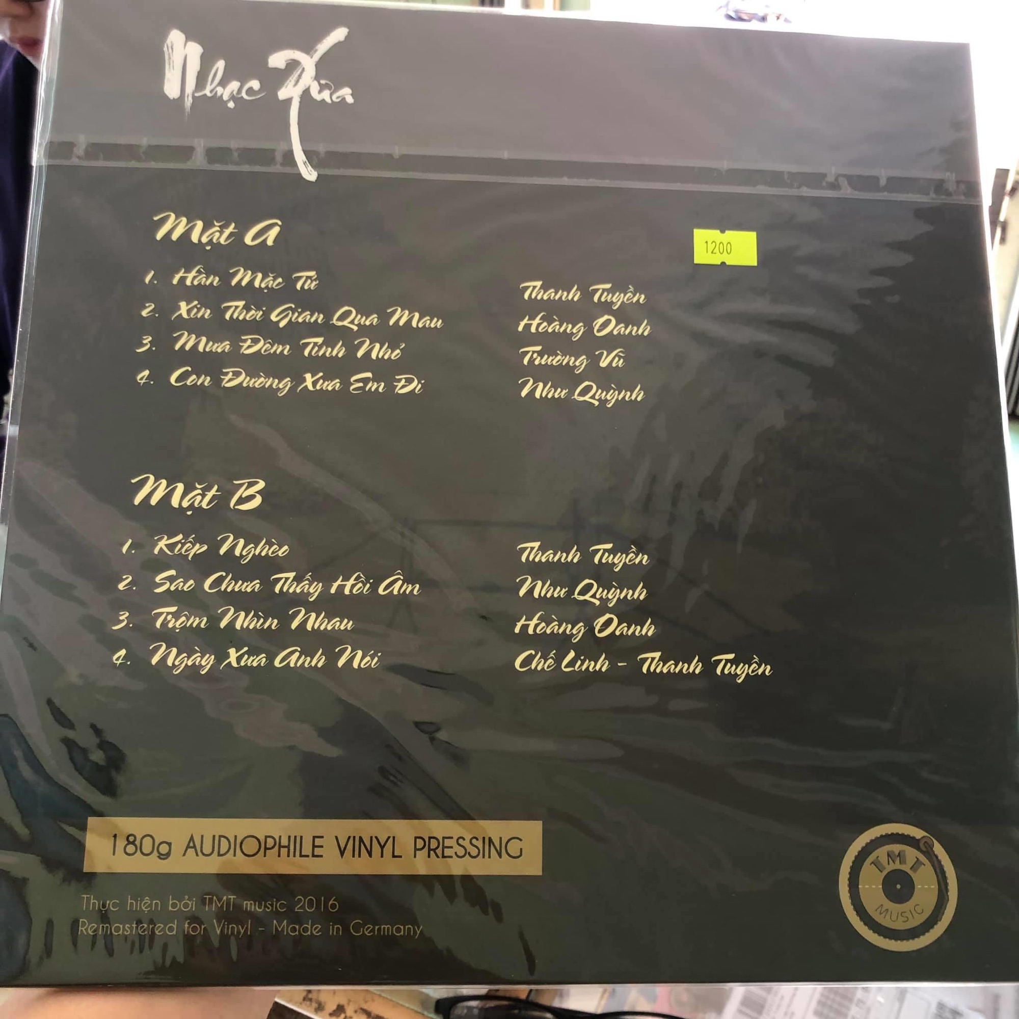 Đĩa than Nhạc XưaThanh Tuyền, Hoàng Oanh, Trường Vũ, Như Quỳnh, Chế Linh.