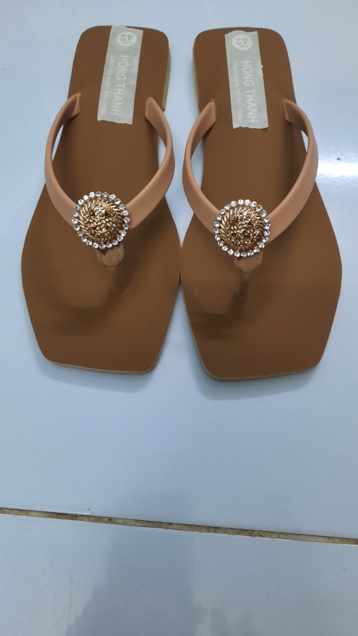 Dép xỏ ngón khóa lấp lánh lt84