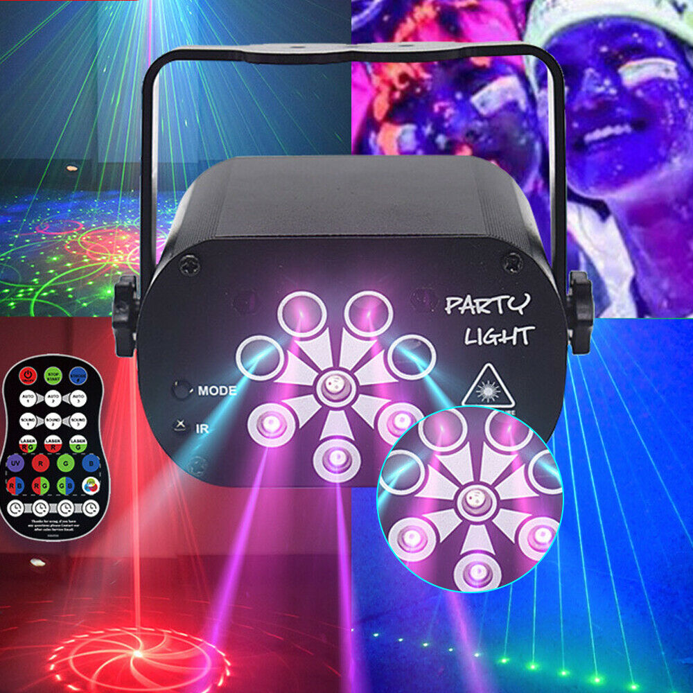 Đèn sân khấu laser hoạt động âm thanh 120 mẫu, đèn led nhảy disco