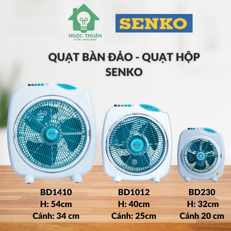 Quạt bàn đảo, quạt hộp Senko size nhỏ BD230, quạt điện mini