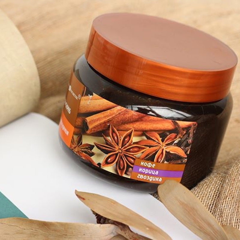 Tẩy da chết chiết suất quế hồi và cafe làm săn chắc làn da Nga 380ML