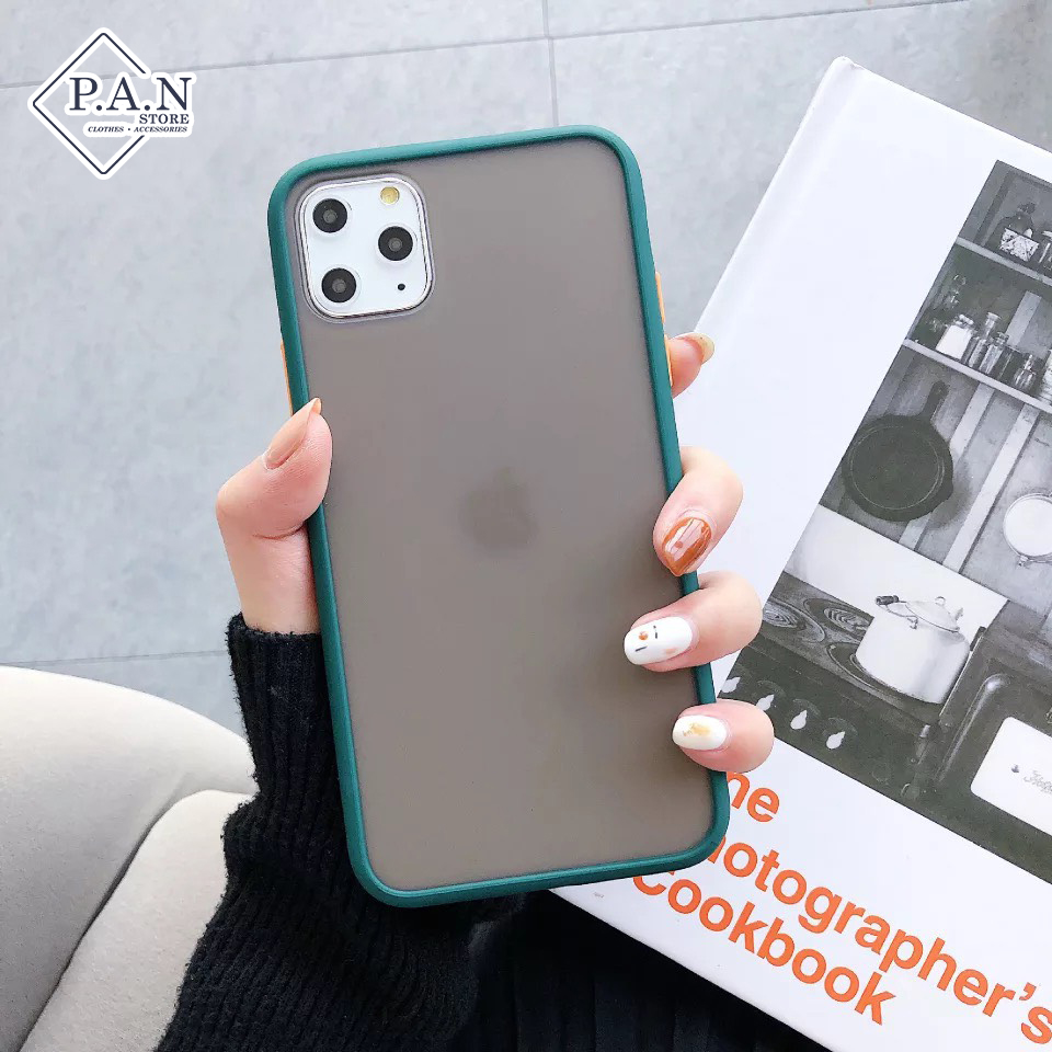 [HCM]Ốp lưng Iphone 6 / 6+ / 7 / 7+ / 8 / 8+ / X / Xs / Xs Max / 11 / 11 Pro Max chống bám bẩn viền màu trẻ trung