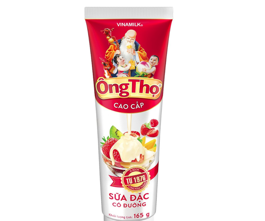 SỮA ĐẶC CÓ ĐƯỜNG ÔNG THỌ ĐỎ TUÝP 165G