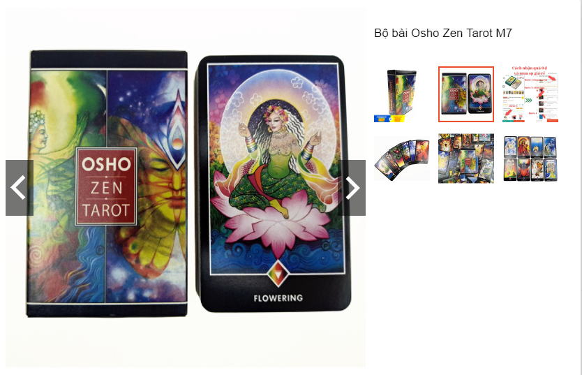 Bộ bài osho zen tarot m7