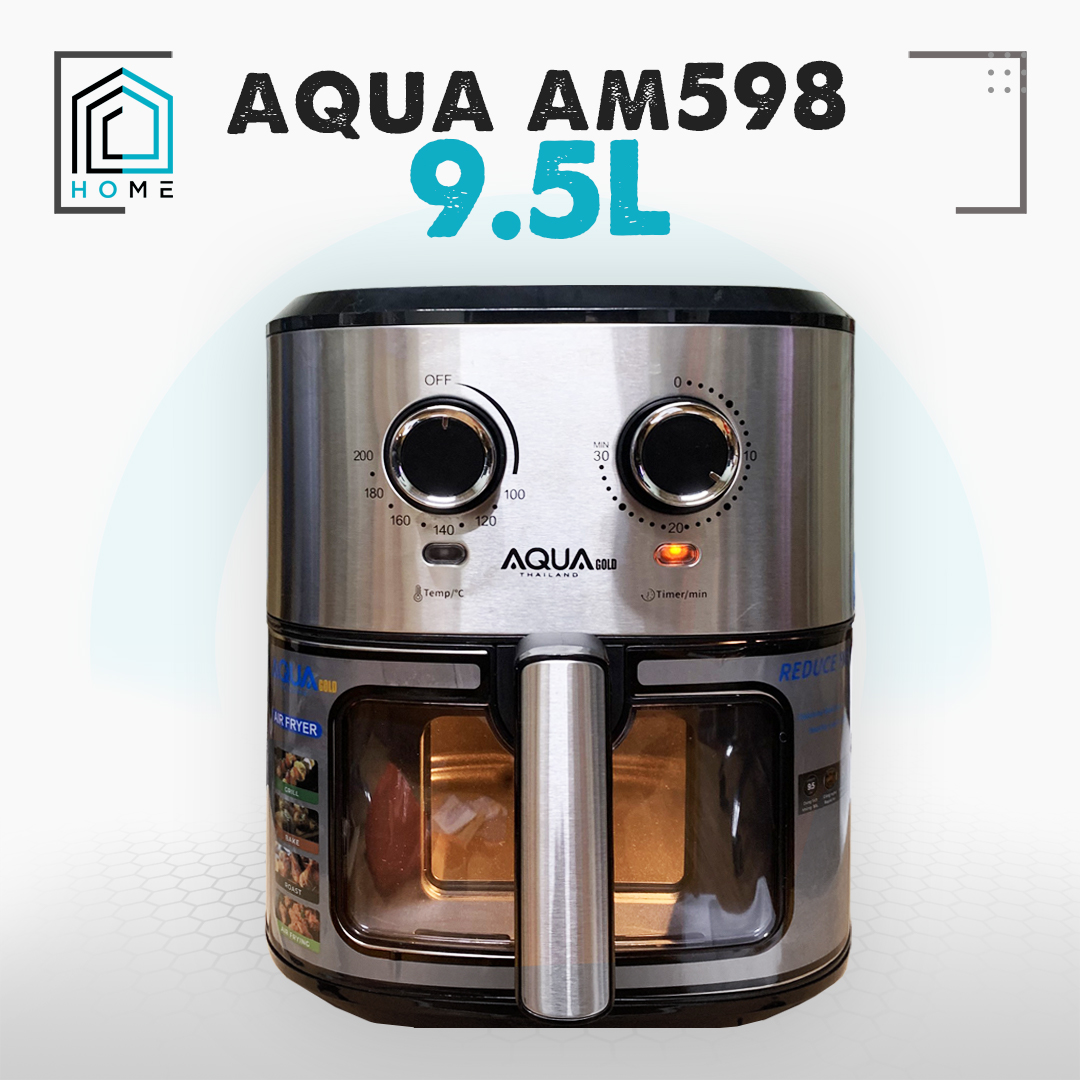 Nồi chiên không dầu aqua 9,5 lít - nồi chiên aqua 9l - bếp chiên không khí - lò nướng đối lưu