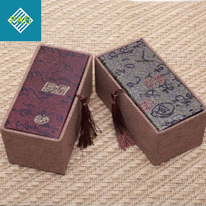 Hộp gấm lụa cao cấp đựng bi lăn tay, đựng trang sức - kích thước 12 x 7 x 7 cm