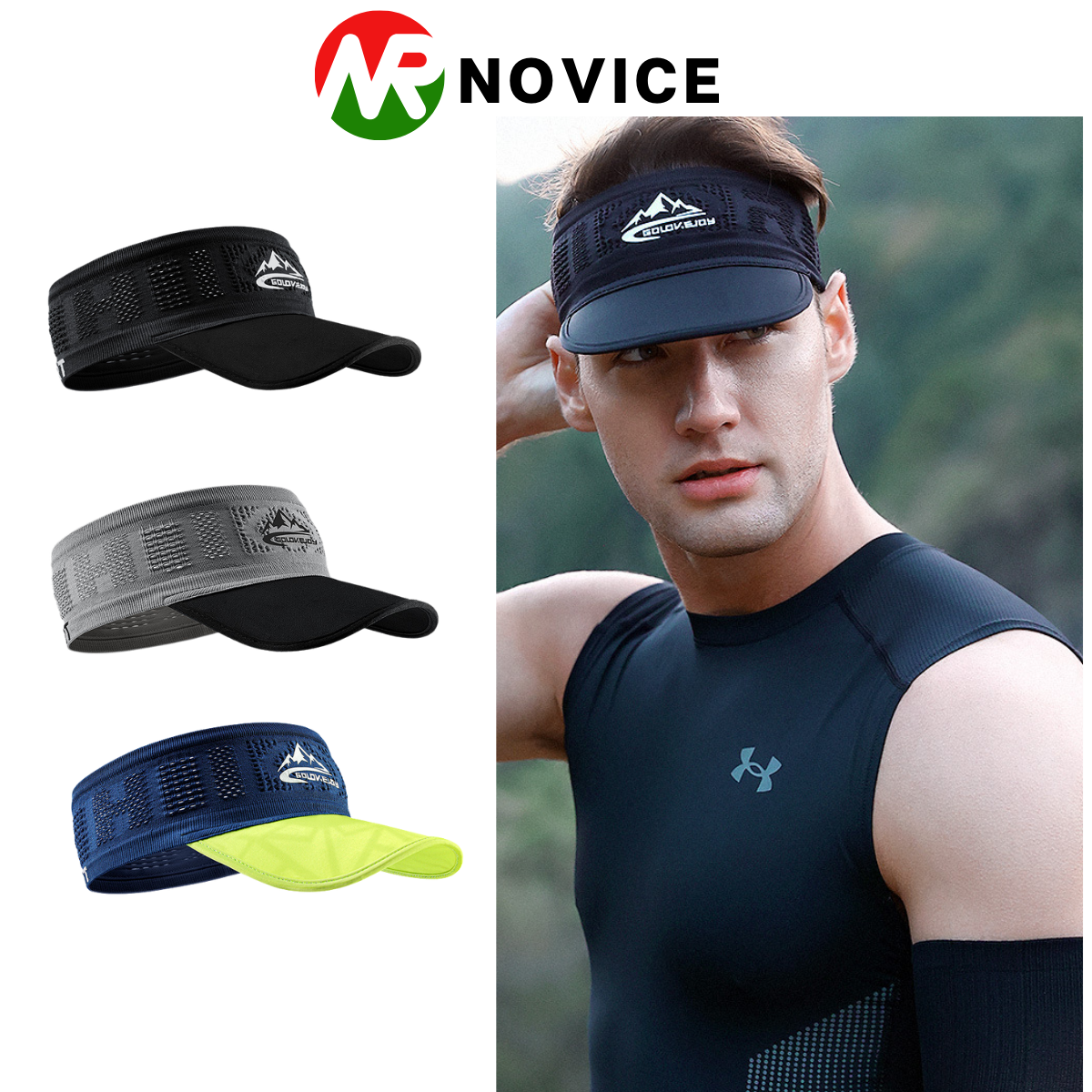 Mũ lưỡi trai nữ chống nắng chuyên thể thao, chạy bộ, đạp xe thể thao rexchi mlc-999