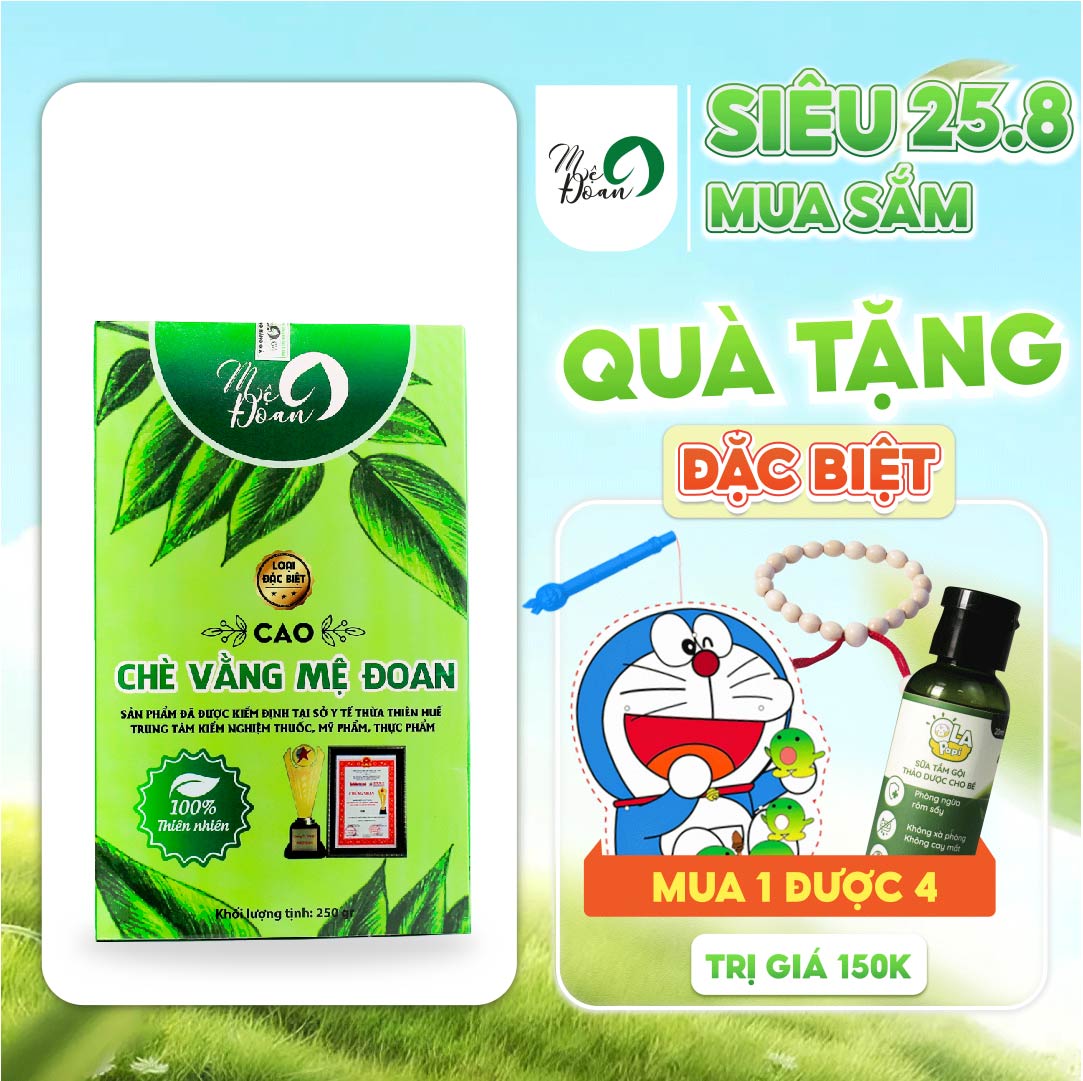 Cao chè vằng lợi sữa Mệ Đoan 500gr, cao chè vằng lợi sữa giảm cân, chè vằng Quảng Trị